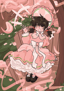 Page Art for Pretty in Pink Zine